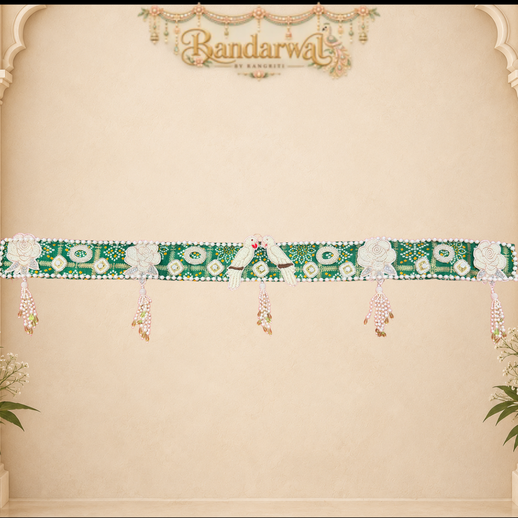Emerald Beaded Bandarwal