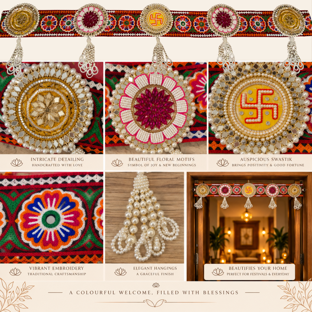 Phool Shagun Bandarwal — Handcrafted Auspicious Toran