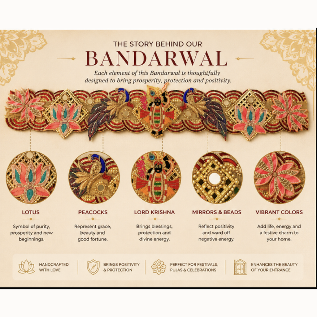 Krishna — Handcrafted Bandarwal Toran